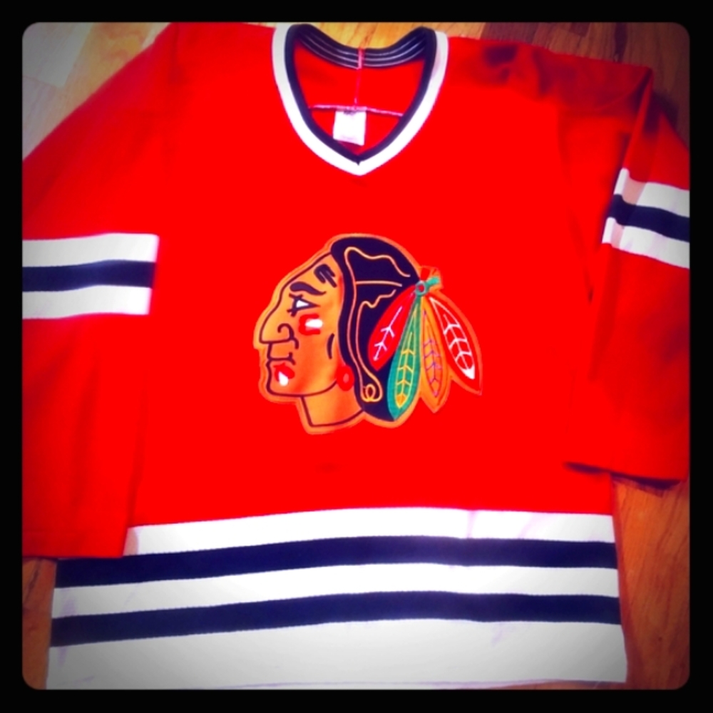 Vintage Maska Chicago Blackhawks Jersey